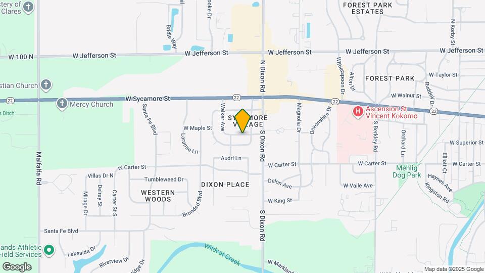 2519 Walker Ave Map and Location Details