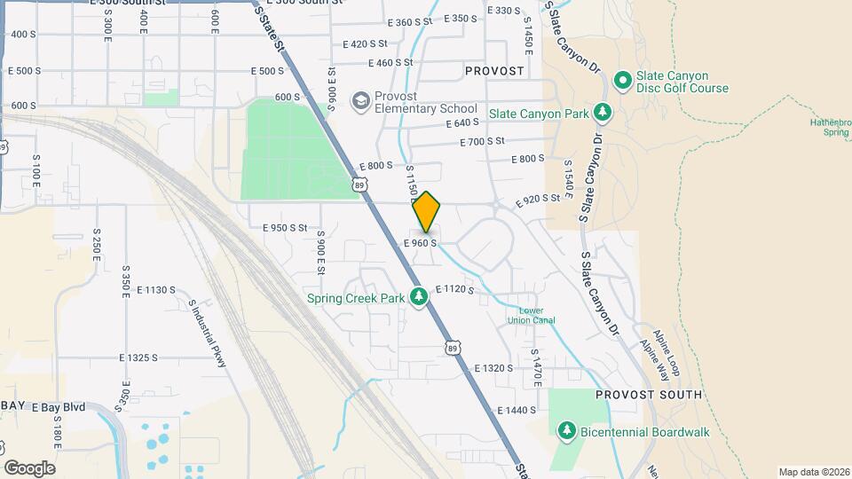 1129 E 960 S Map and Location Details