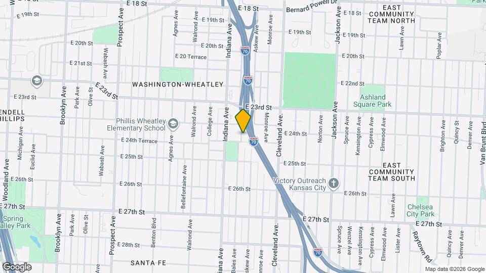 2419 Bales Ave Map and Location Details