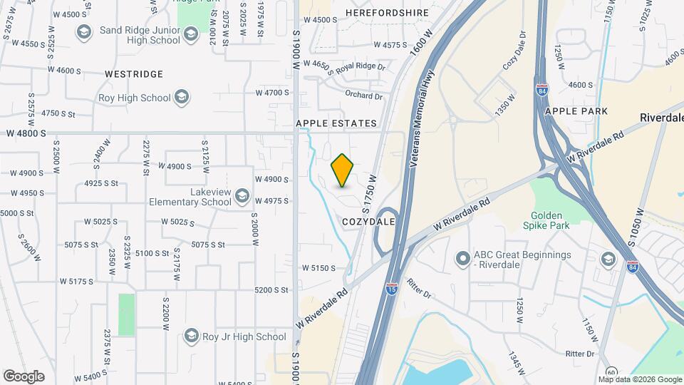 1802 W 5025 S Map and Location Details