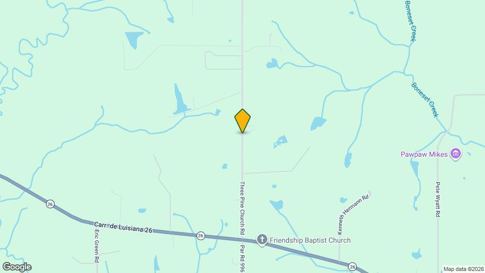 1832 Three Pine Church Rd Map and Location Details