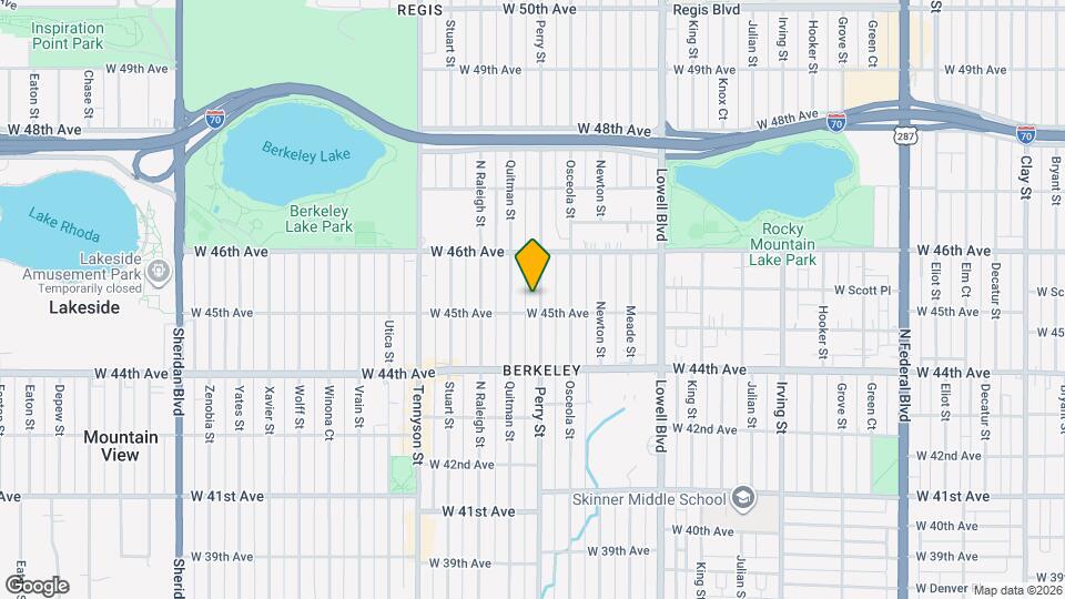 4517 Perry St Map and Location Details