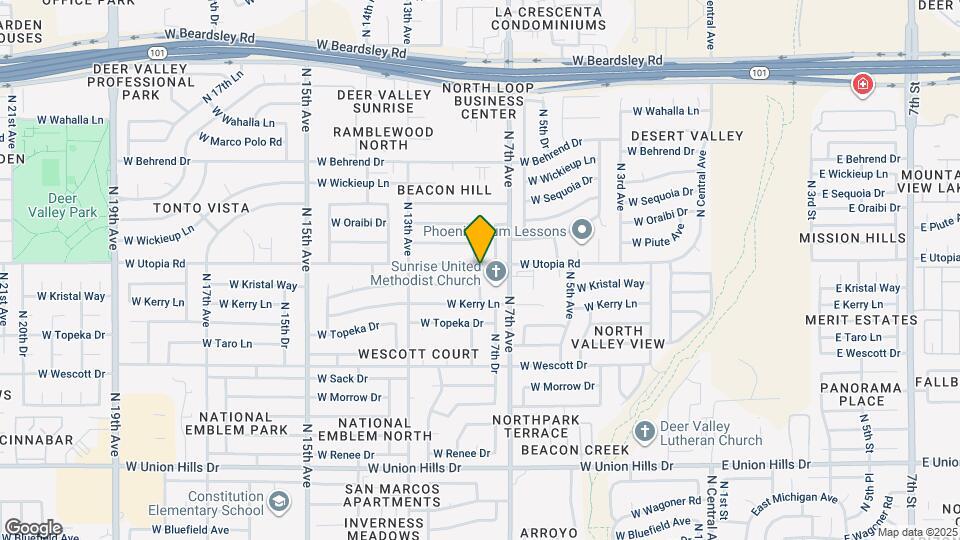 725 W Utopia Rd Map and Location Details