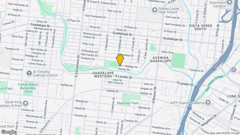 415 Potosi St Map and Location Details