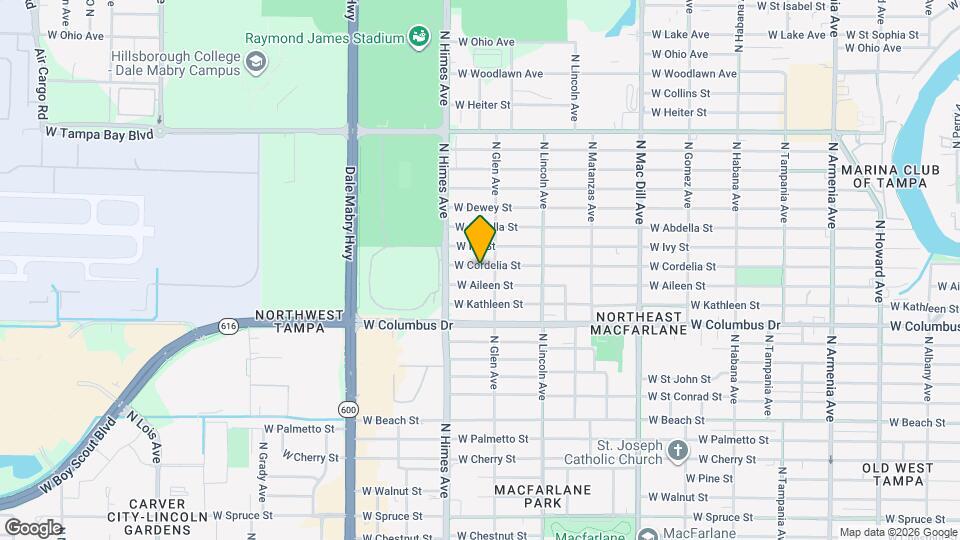3408 W Cordelia St Map and Location Details