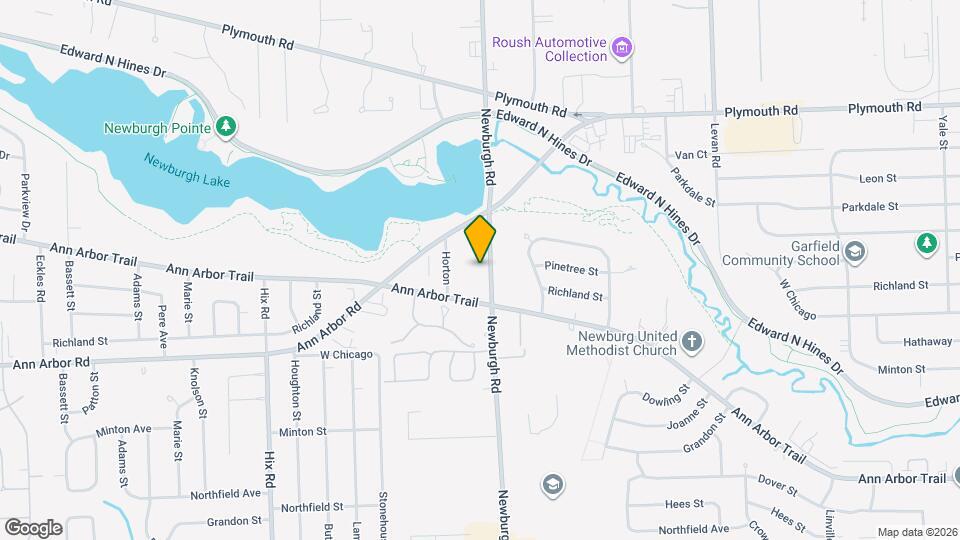 9805 Newburgh Rd Map and Location Details