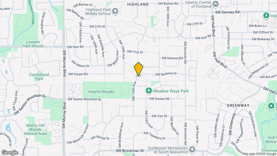 7950 SW 135th Ave Map and Location Details