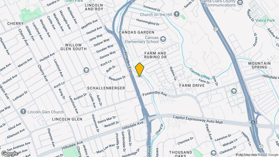 2883 Old Almaden Rd Map and Location Details