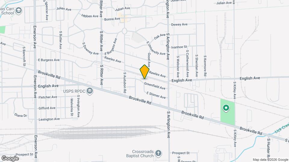 5838 Greenfield Ave Map and Location Details