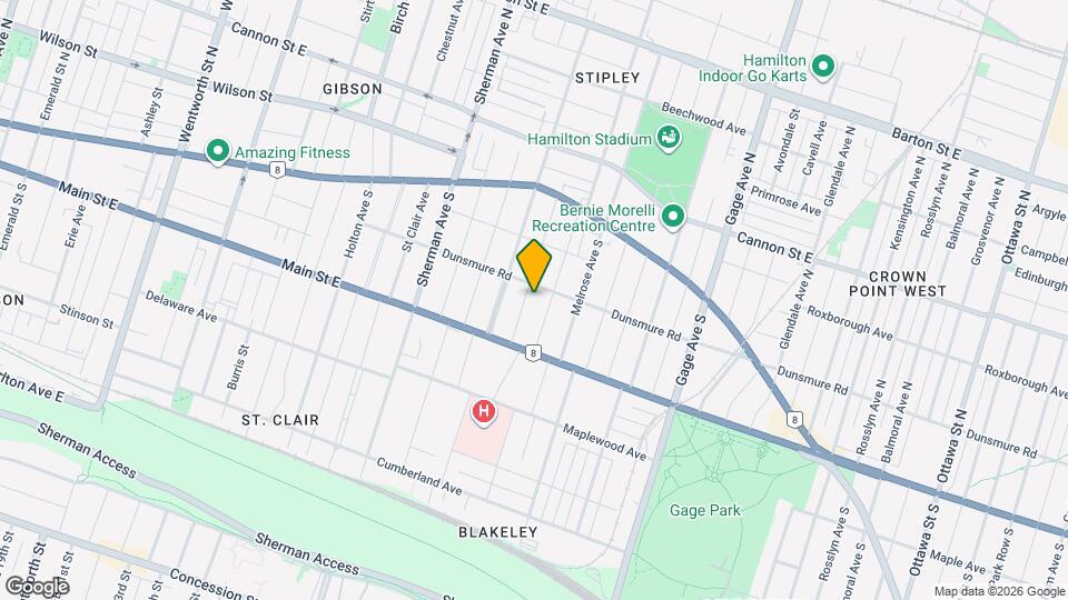 91 Carrick Ave Map and Location Details