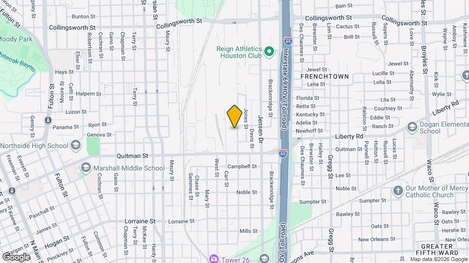 2519 Stevens St Map and Location Details