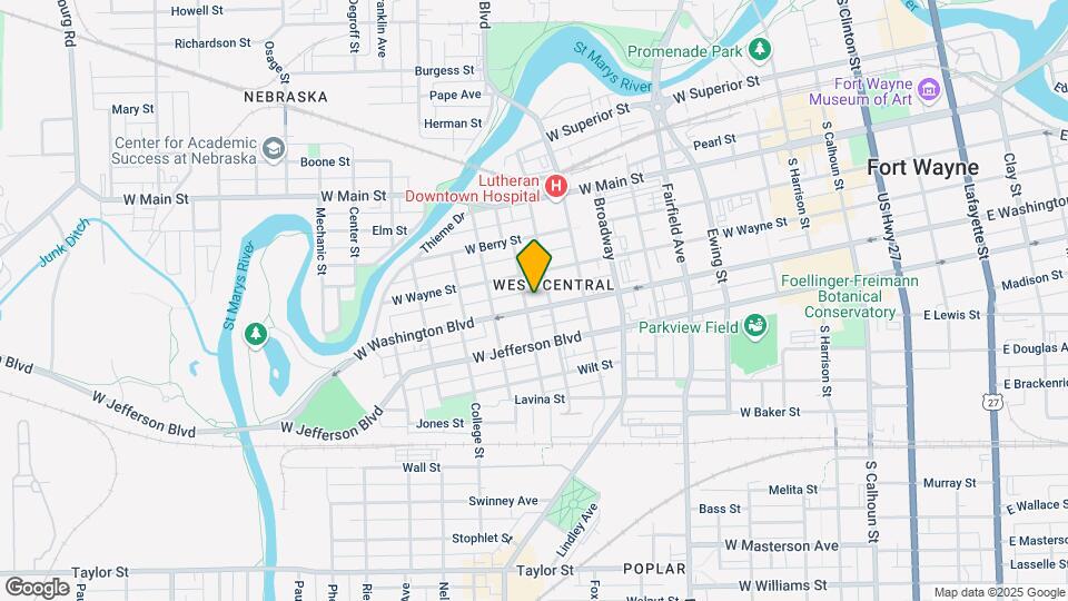 916 W Washington Blvd Map and Location Details