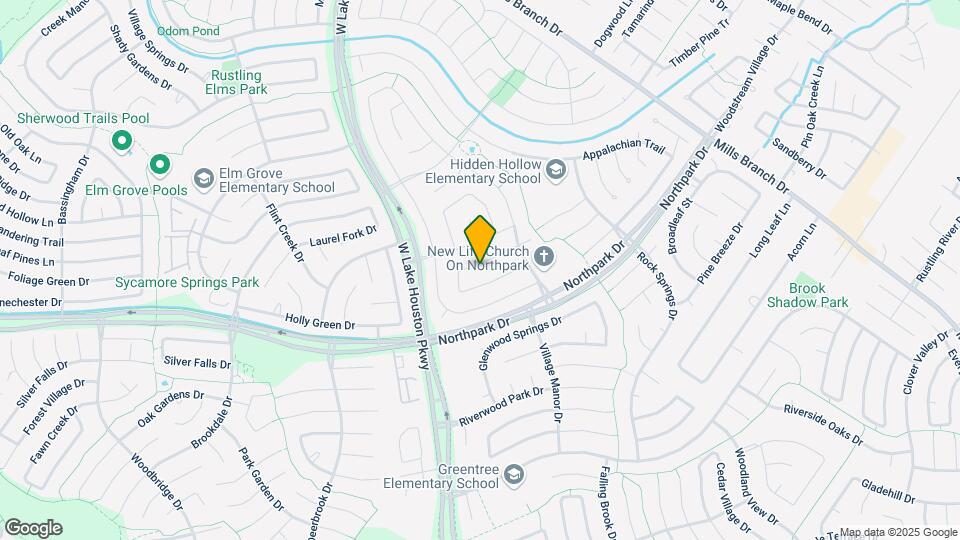 3622 Sweetgum Hill Ln Map and Location Details