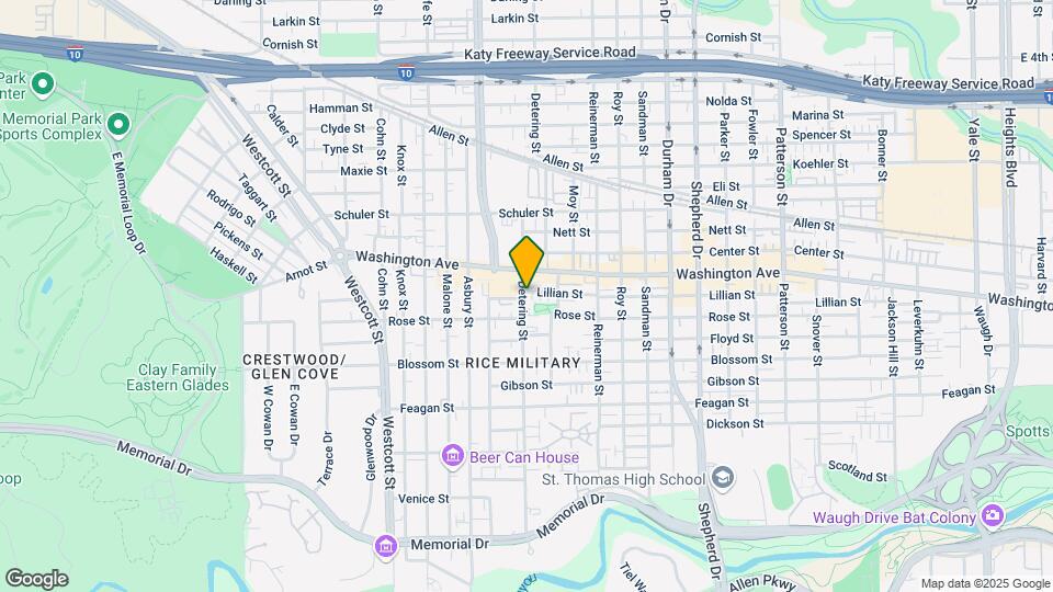 884 Detering St Map and Location Details