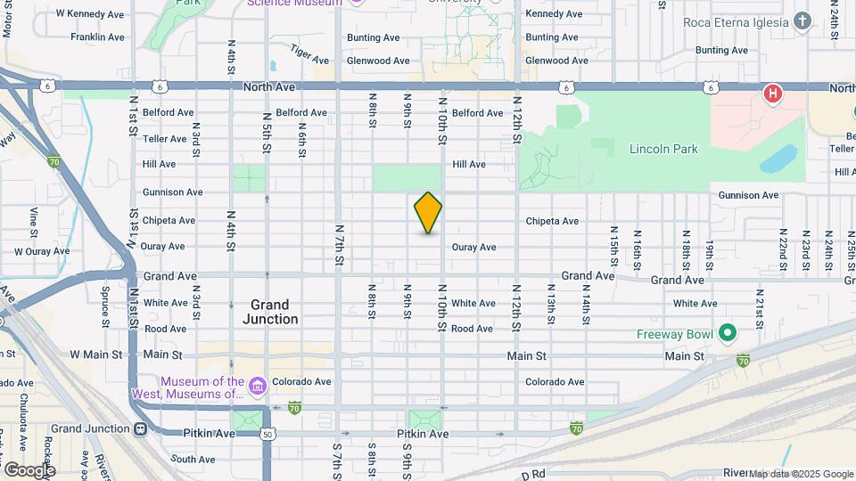 930 Ouray Ave Map and Location Details