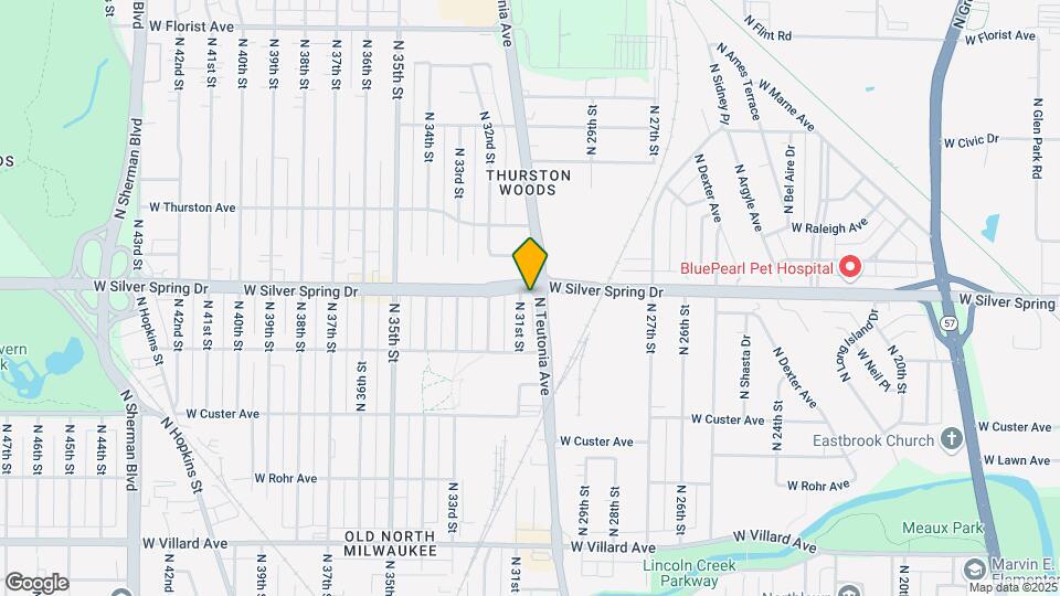 3001 W Silver Spring Dr Map and Location Details
