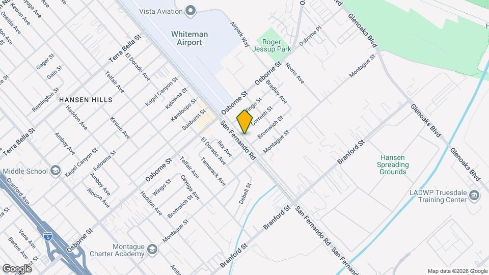 10026 San Fernando Rd, Unit 11 Map and Location Details