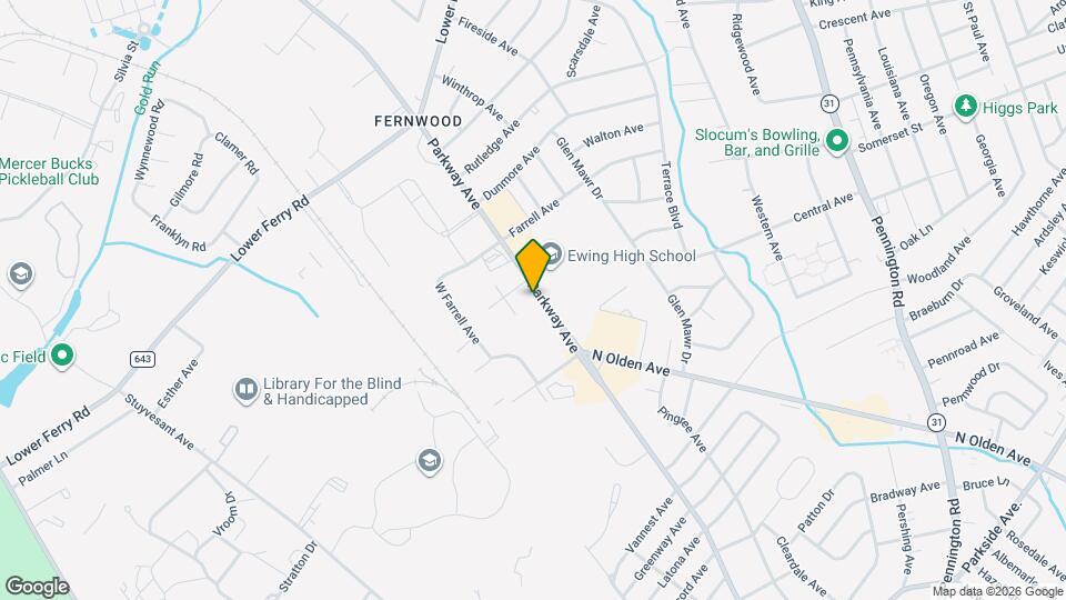 893 Parkway Ave, Unit Up Mapa y Detalles de la Ubicación