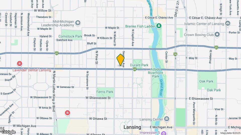 310 W Saginaw St Map and Location Details