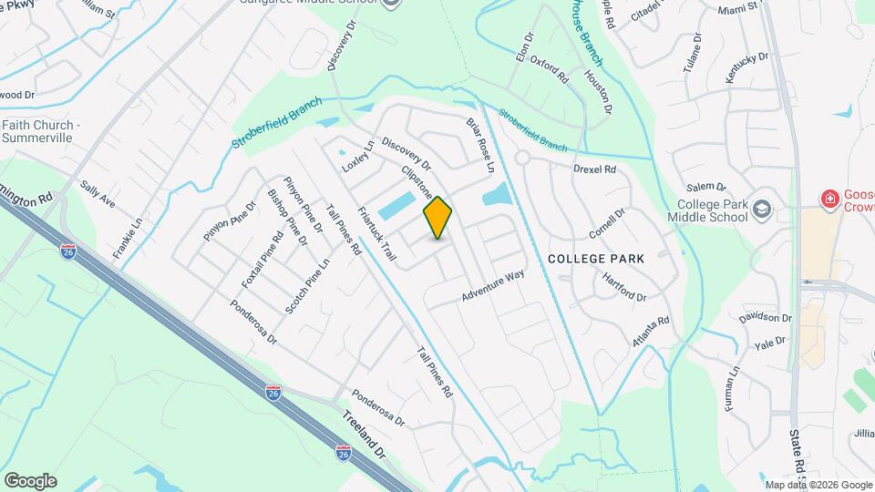 1110 Friartuck Trail Map and Location Details