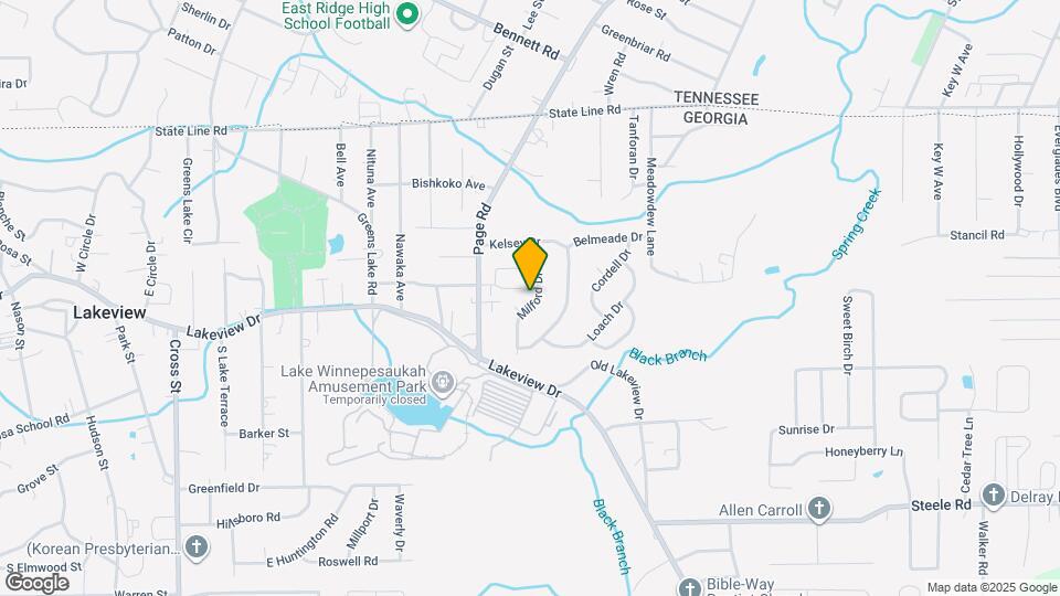 134 Milford Dr Map and Location Details