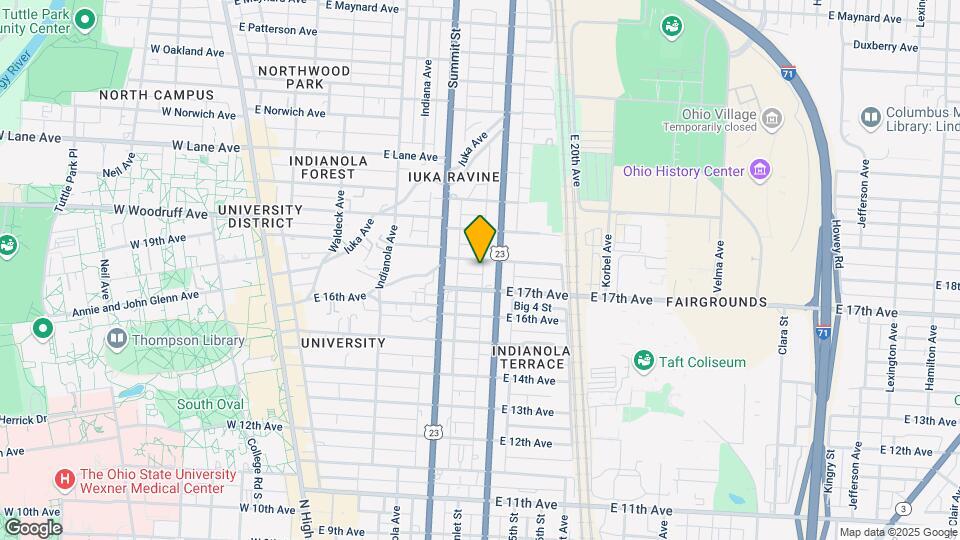 333 E 18th Ave Mapa y Detalles de la Ubicación