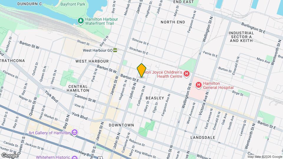 77 Barton St E Map and Location Details