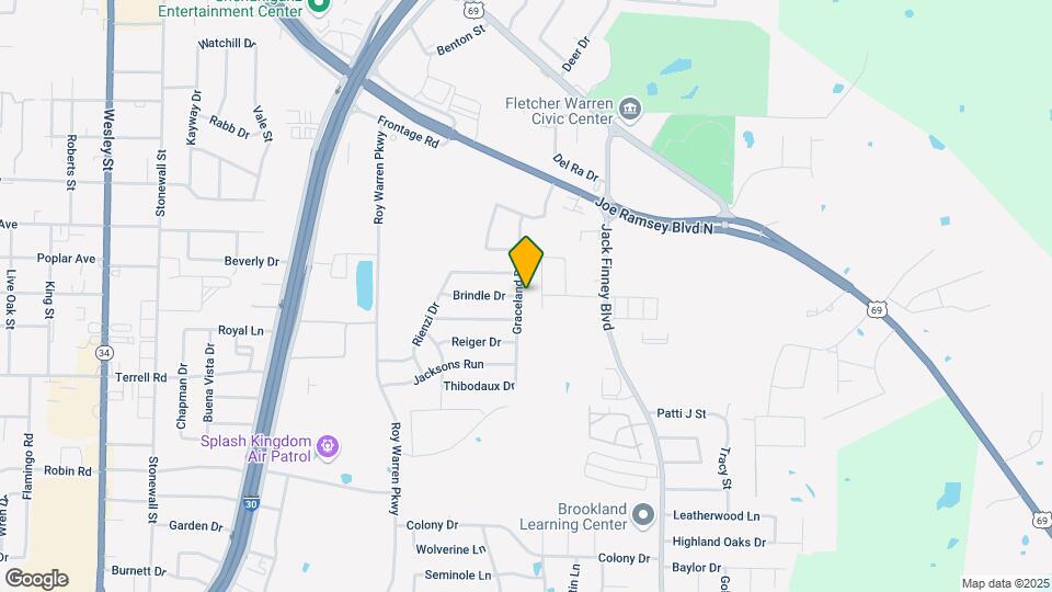 6411 Graceland Dr Map and Location Details