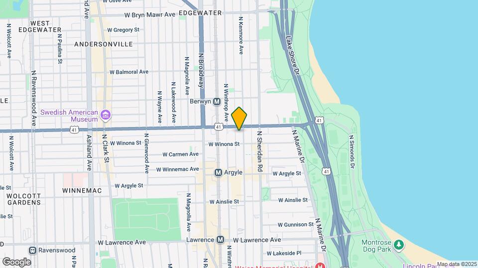 5120 N Kenmore Ave, Unit 3N Map and Location Details