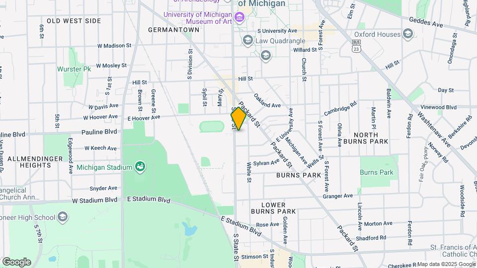 1109 S State St Map and Location Details