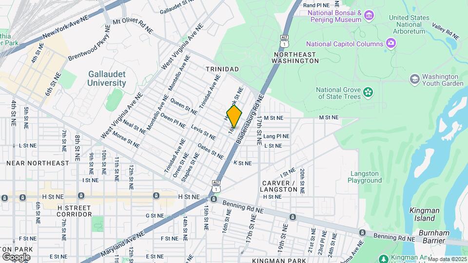 1111 16th St NE Mapa y Detalles de la Ubicación