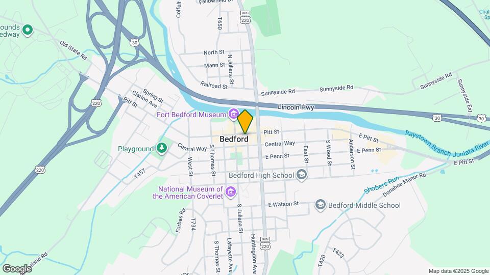 116 E Pitt St Map and Location Details