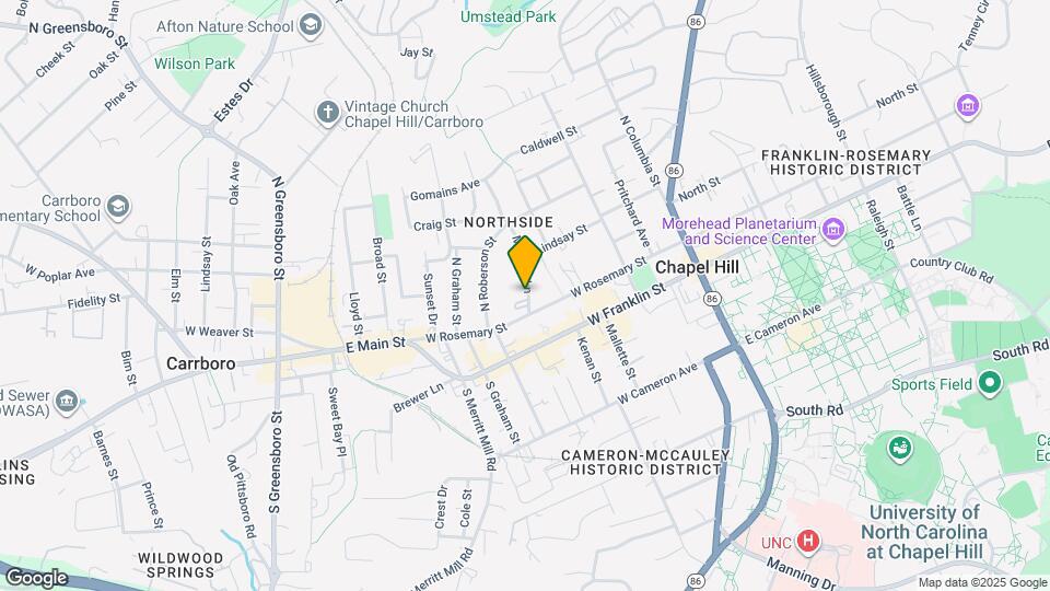 209 Mitchell Ln Map and Location Details