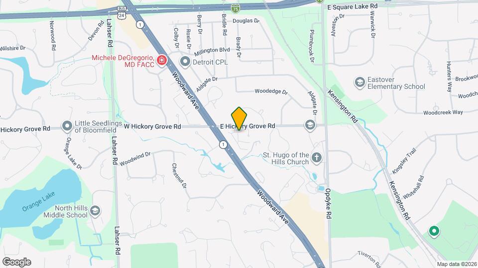 116 E Hickory Grove Rd Map and Location Details