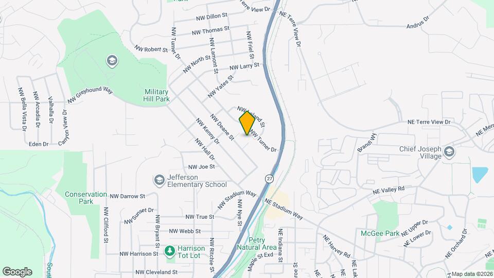 210 NW Tingley St, Unit B Map and Location Details