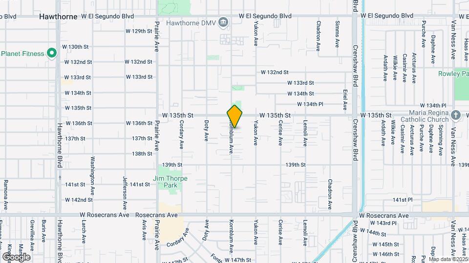 13600 Kornblum Ave Map and Location Details