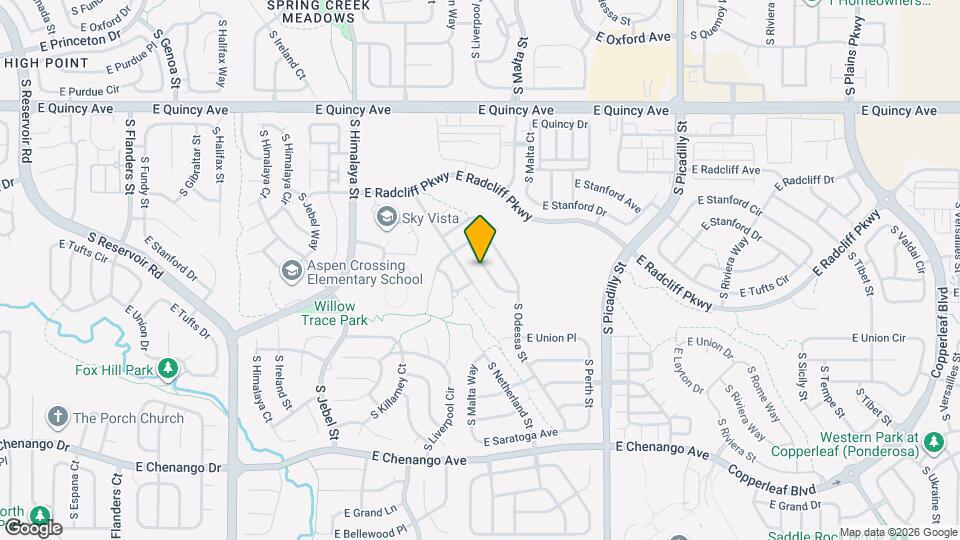 4633 S Nepal Way Map and Location Details