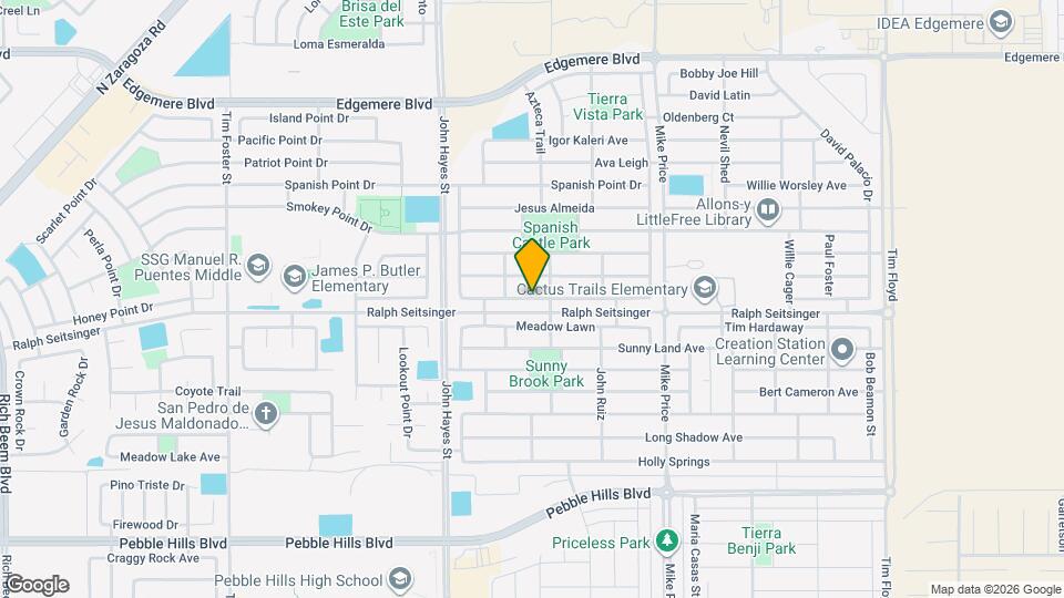 14609 Randall Cunningham Map and Location Details