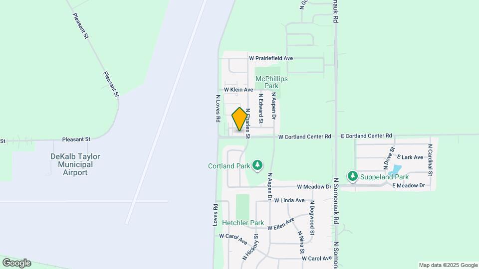 221 W Cortland Center Rd Map and Location Details