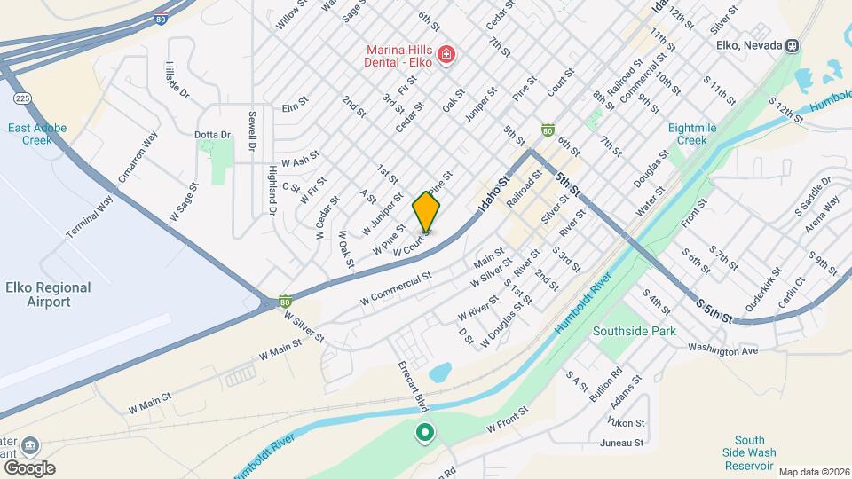 177 W Court St Map and Location Details