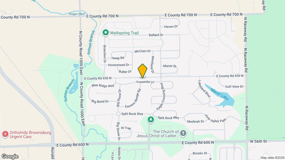10214 Yosemite Ln Mapa y Detalles de la Ubicación