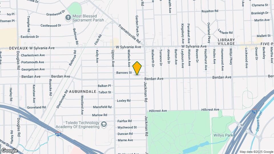 1730 Berdan Ave Map and Location Details