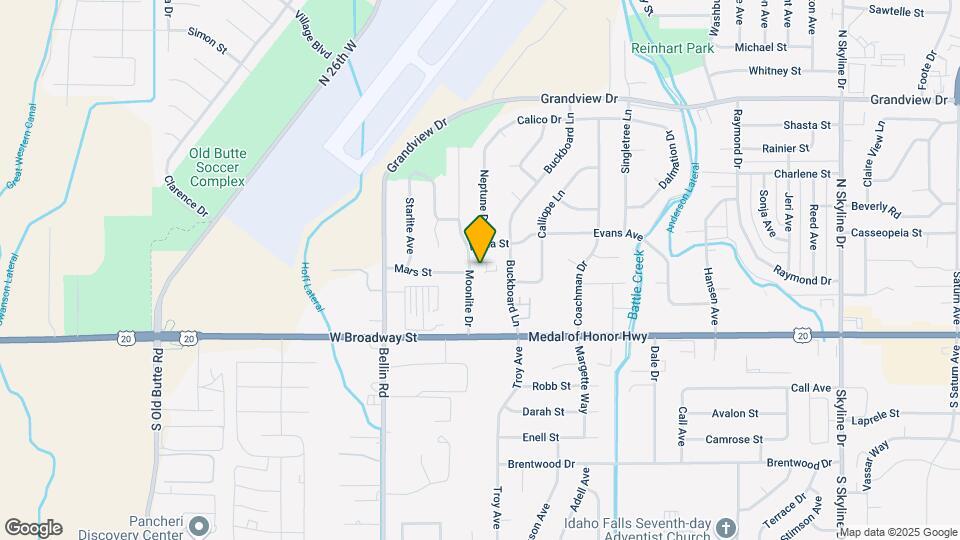 340 Moonlite Dr Map and Location Details