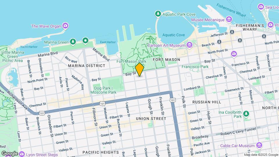 1458 Francisco St Map and Location Details