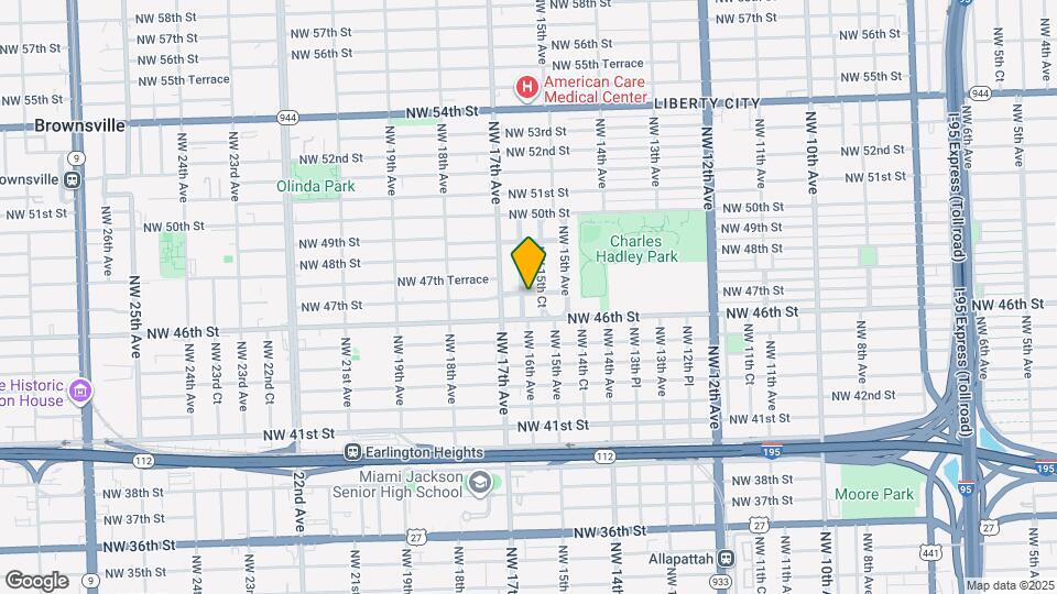 4651 NW 16th Ave Map and Location Details