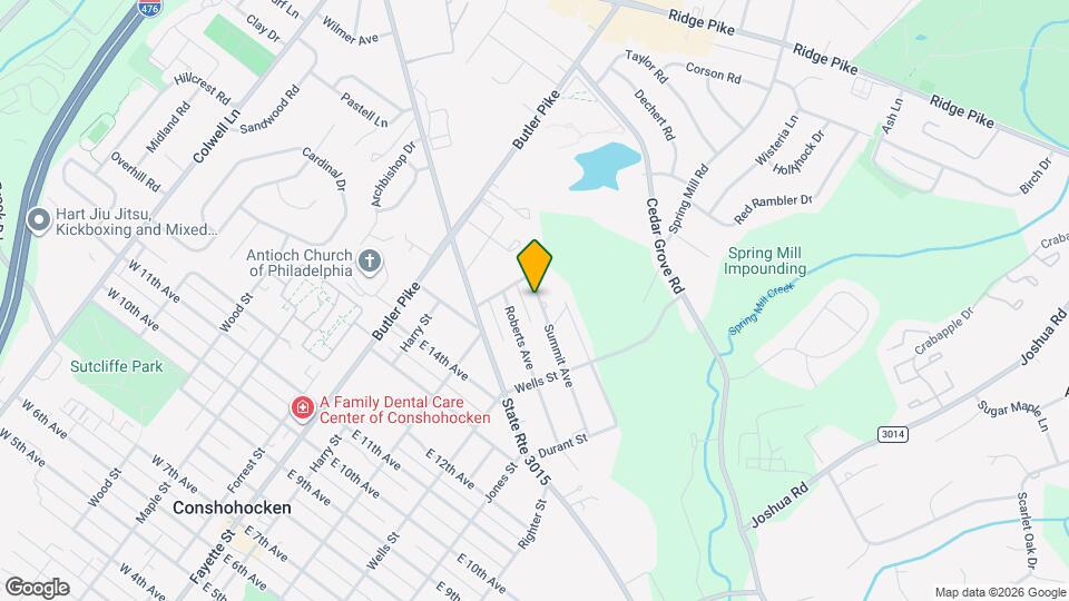 221 Summit Ave Map and Location Details