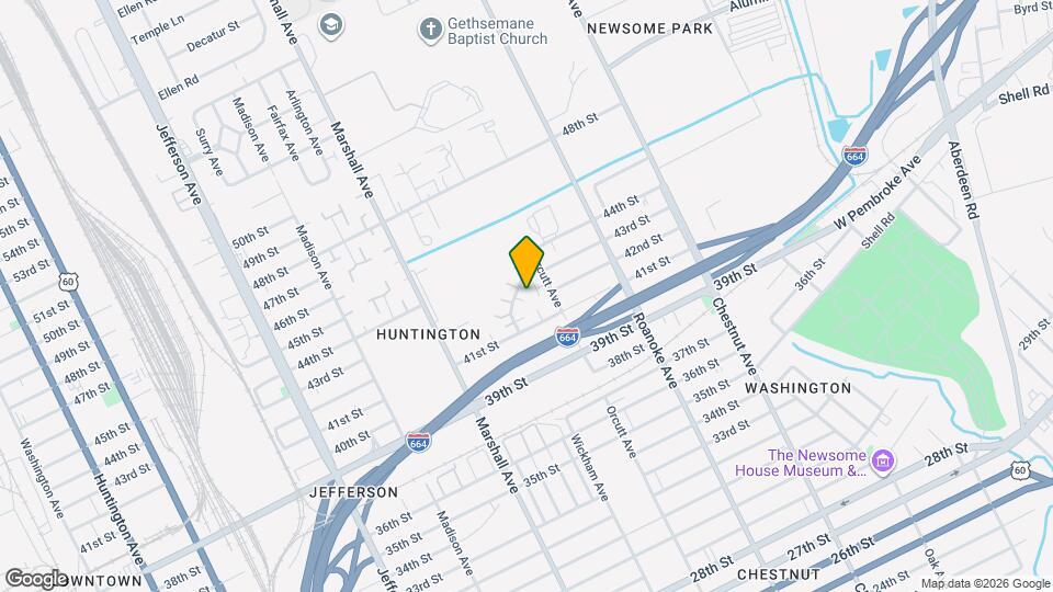 4218 Newsome Dr Map and Location Details