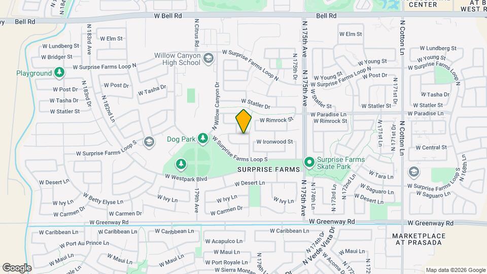 17727 W Marshall Ln Map and Location Details