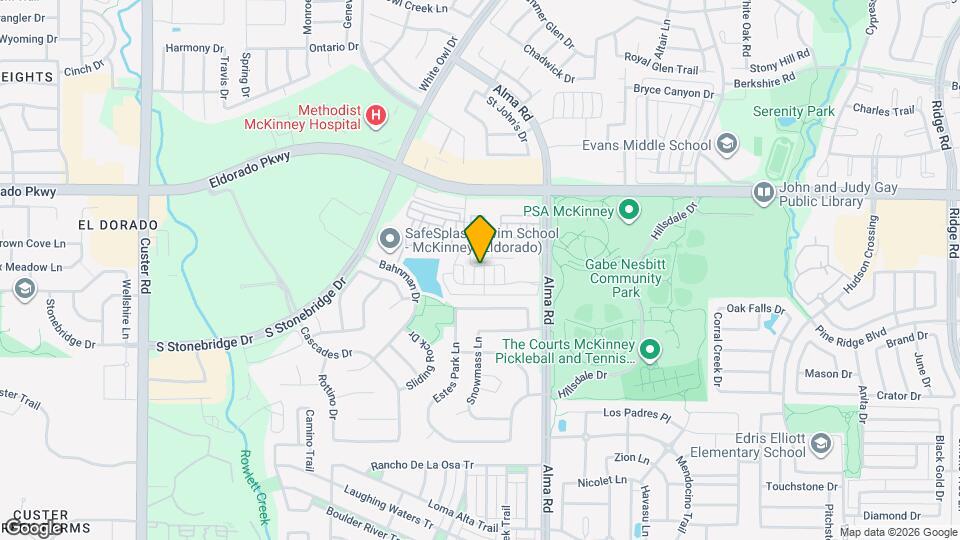 3201 Matisse Ln Map and Location Details