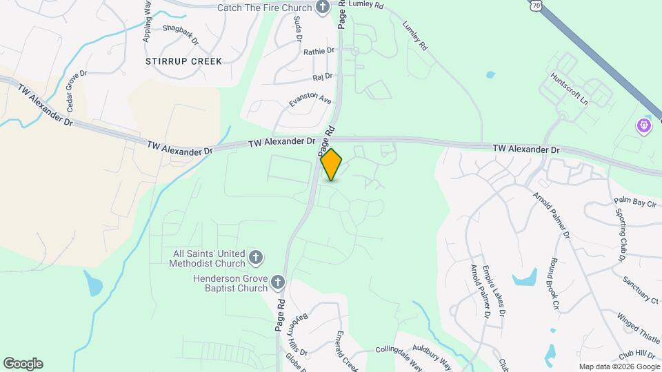 1117 Neighborly Way Map and Location Details